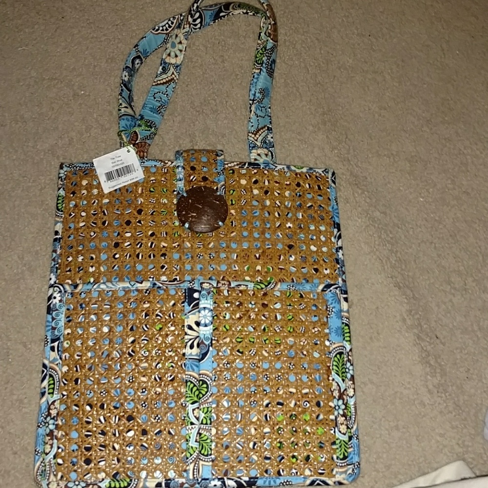 NWT Vera Bradley Tilki Tote Bali Blue
